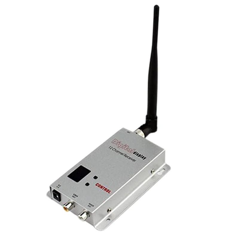 FPV 1.2Ghz 1.2G 8CH 1500Mw bezprzewodowy nadajnik AV odbiornik nadajnik Audio wideo TV Combo dla QAV250 250 FPV RC(B)