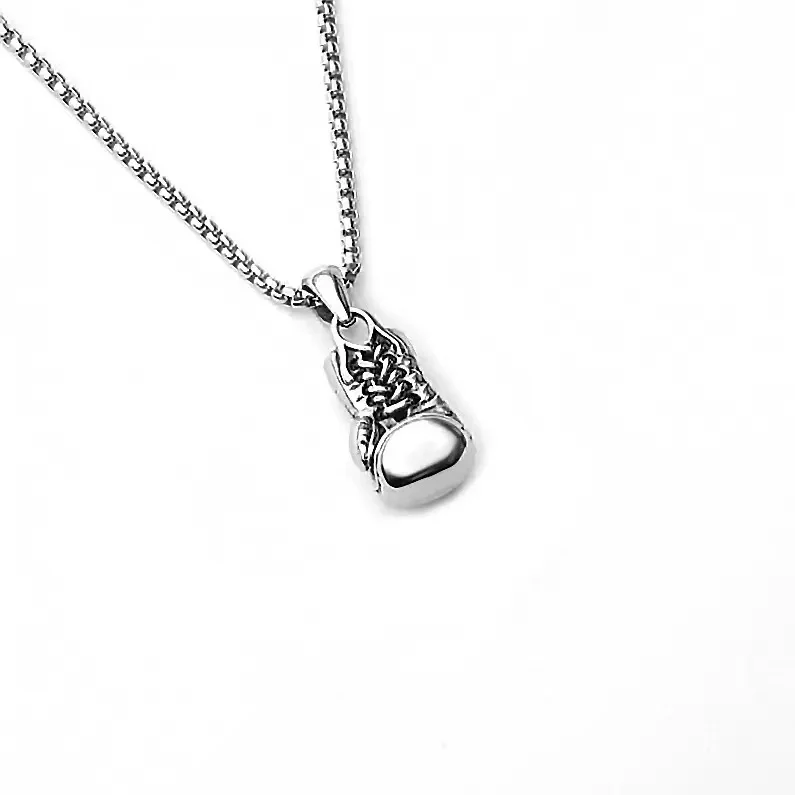 

Retro Viking Pirate Iron Triangle Shield Men's Titanium Steel Pendant Necklace