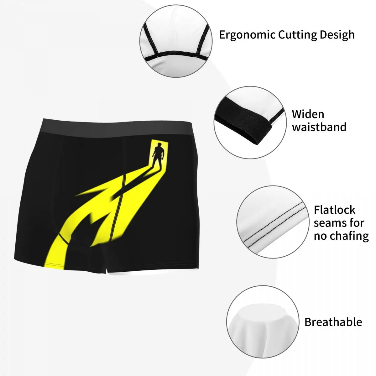 الملاكم السراويل السراويل Metallicas M72 كلمة جولة (7) سراويل الرجال ملابس داخلية جيدة التهوية لهدايا رجل صديقها أوم