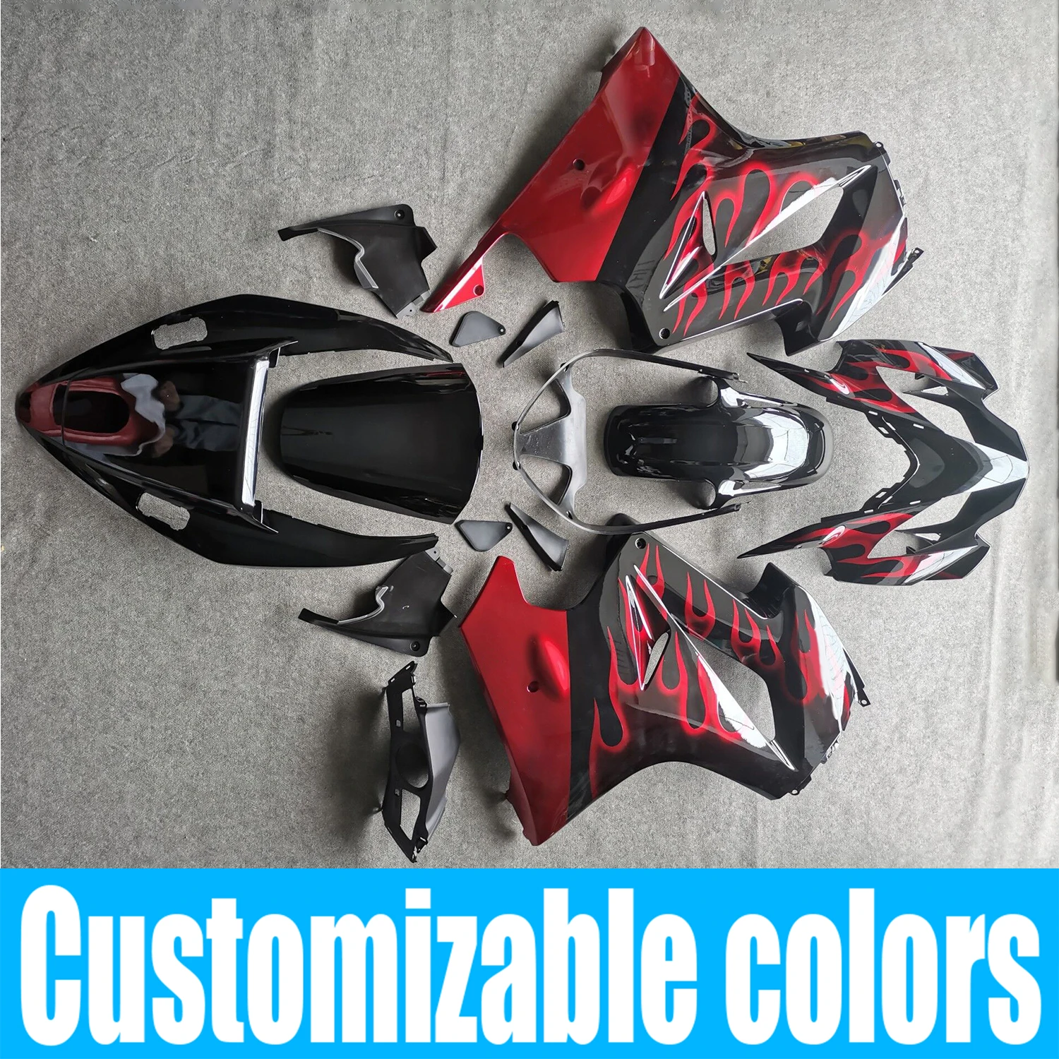 Fit for Honda VFR800 2002 - 2012 Motorcycle Accessories Fairing Bodywork Panel Kit Set VFR 800