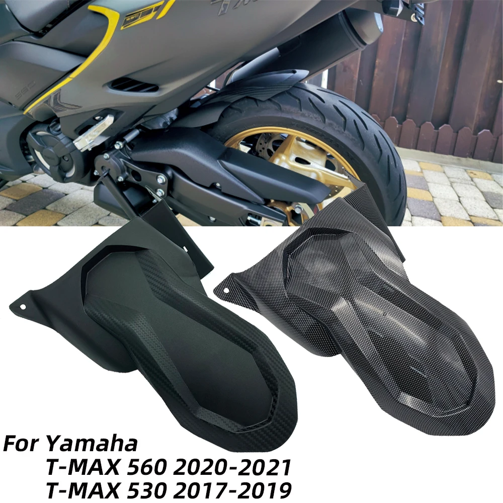 REALZION Motorcycle Rear Mudguard Mud Fender Tire Wheel Hugger Splash Guard Cover for Yamaha T-MAX 560 Tmax560 TMAX530 2017-2021