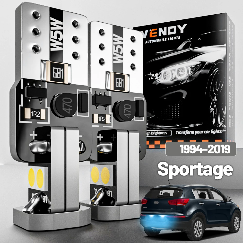 

2 шт. светодиодная подсветка номерного знака для Kia Sportage 1 2 3 4 1994-2019 2005 2010 2011 2013 2014 2015 2016 2017 2018 аксессуары Canbus