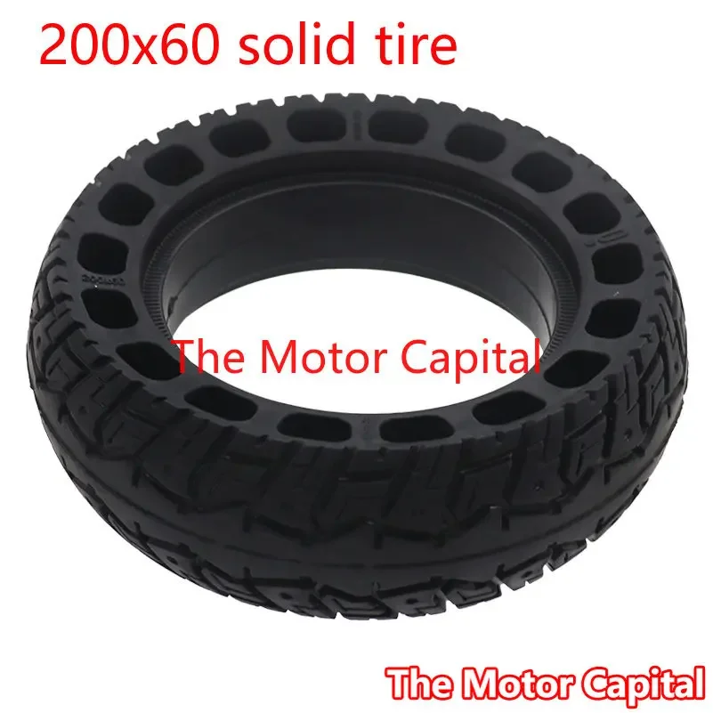 200X60 Scooter Solid Tire 8 Inch For Brushless Motor Non Pneumatic RISINGSUN Electric   Shock Hollow Structure Tyre