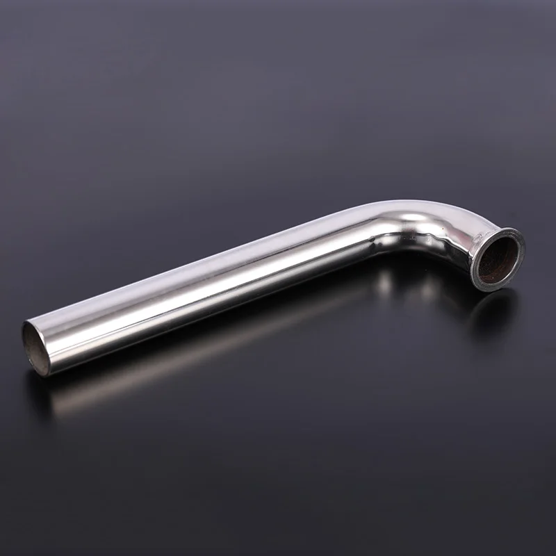 Buona qualità SS 7/8 "22mm 90 gradi intestazione tubo di scarico anteriore a gomito per modello di barca 26-35cc metanolo motore per barche Accs