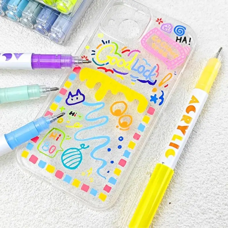

LXAA Artist Liquid Marker Marker Visible в темноте для ночных потребностей эскизов