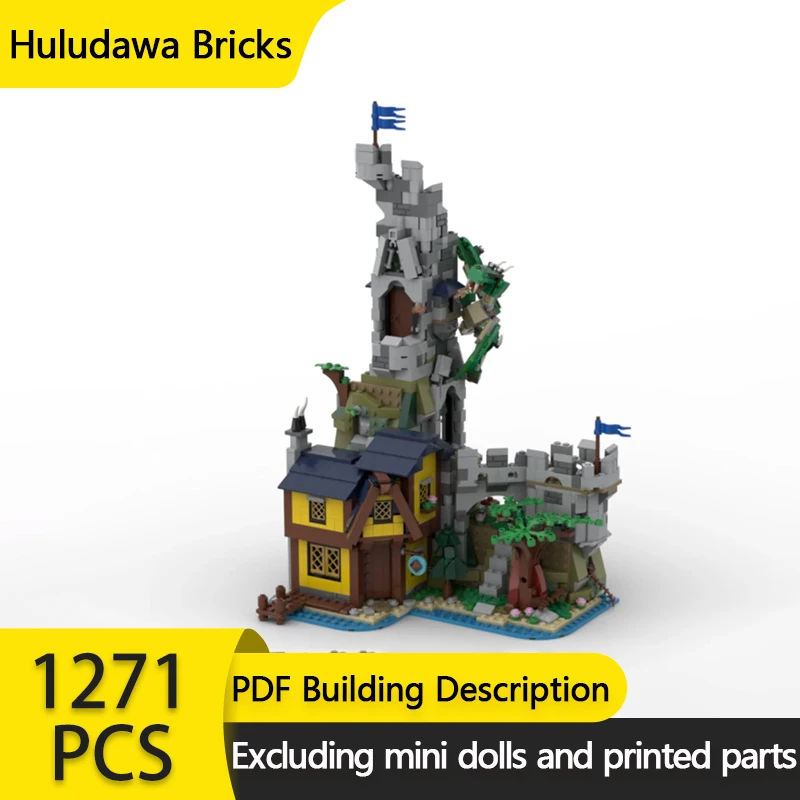 

Popular Game Model MOC Building Bricks Medieval Underground Castle Modular Technology Gifts Holiday Assemble Children Toys Suit