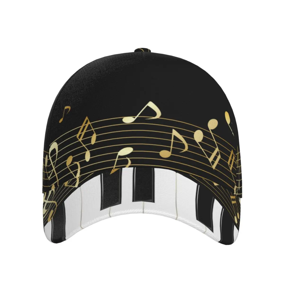 Piano Keyboard And Musical Notes Baseball Cap women men snapback Classic Style hat