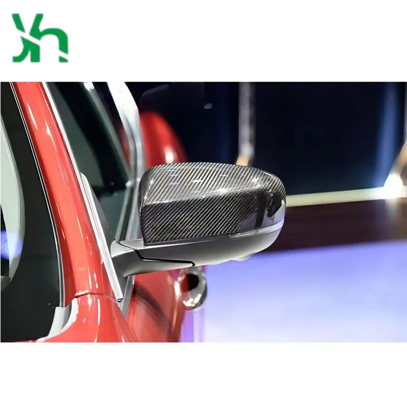 لمازيراتي جيبلي كواتروبورتي (2017-) ألياف الكربون مرايا الرؤية الخلفية غطاء مرآة جانبية اكسسوارات السيارات الخارجية