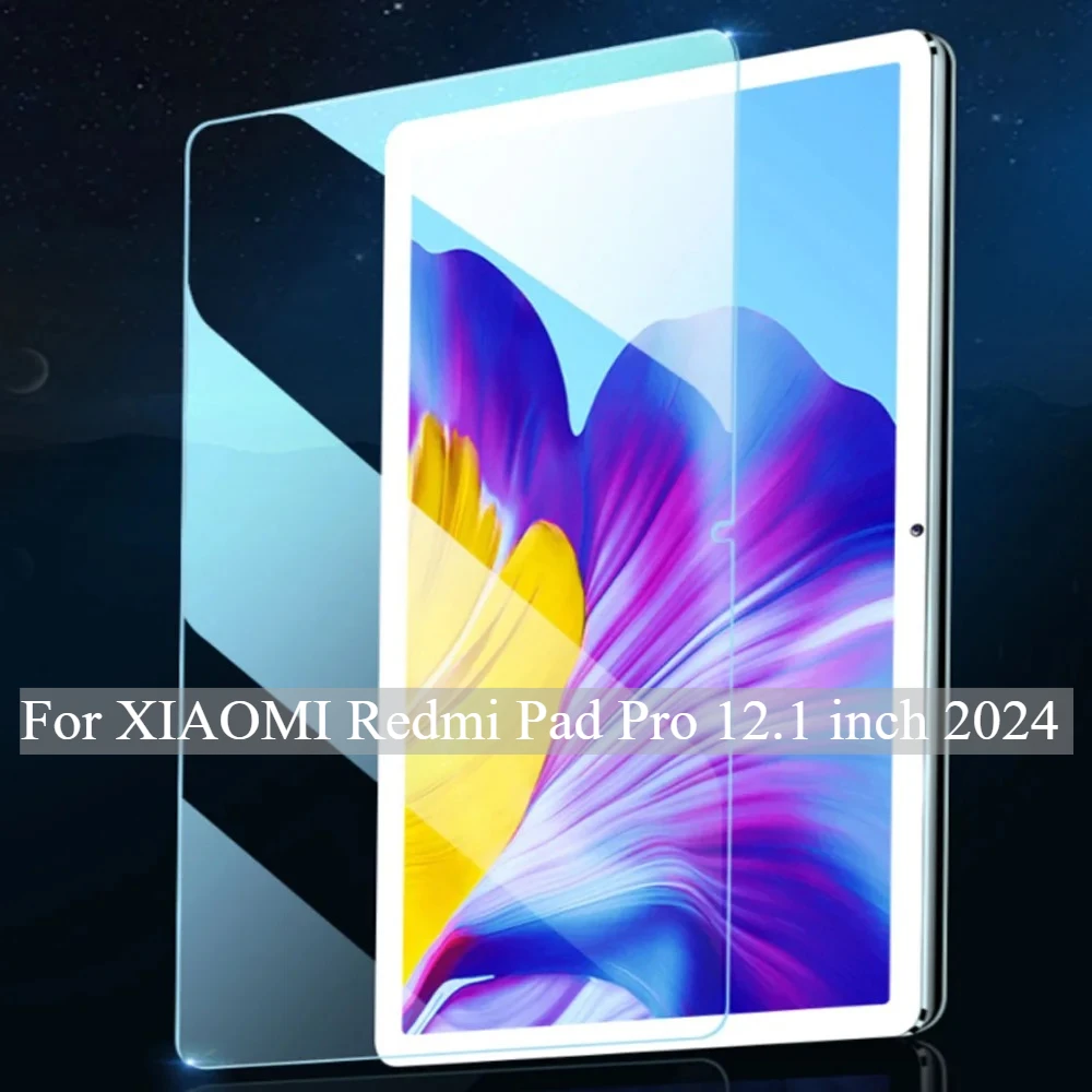 

1PCS HD Glass Screen Protector for Xiaomi POCO Redmi Pad Pro 12.1'' 10.6" SE Pad2 11" 2025 8.4 9H Anti-scratch Tablet Protective