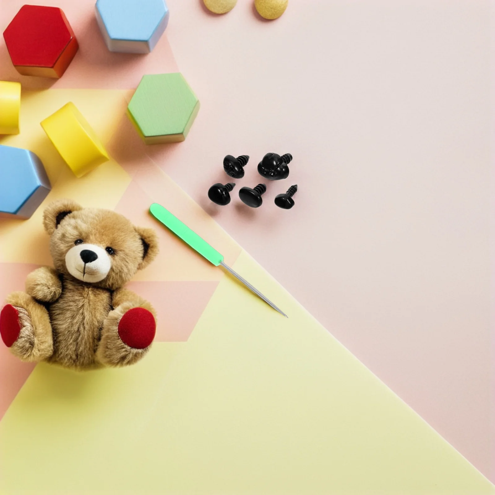 1 Juego de herramientas de seguridad para ojos, construcción robusta para una aplicación perfecta en varios materiales, Ideal para instalación ocular de manualidades en la marcha