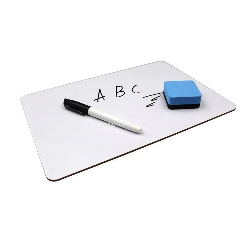 Oboustranný mini whiteboard pro děti, přenosné výuka whiteboard pro domácí a škola whiteboard domácí mini whiteboard