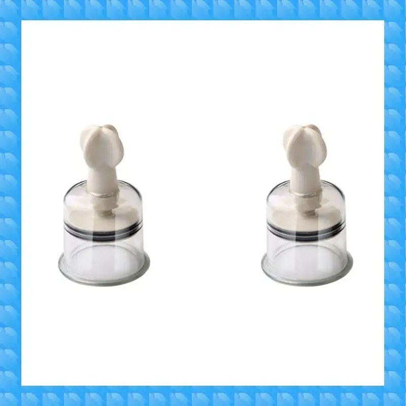 ETRT 2 Pcs Cupping Suction Cups- Hand Twist Portable Thicken Vacuum Cupping Device Full Body Massager Massage Relax Cupping