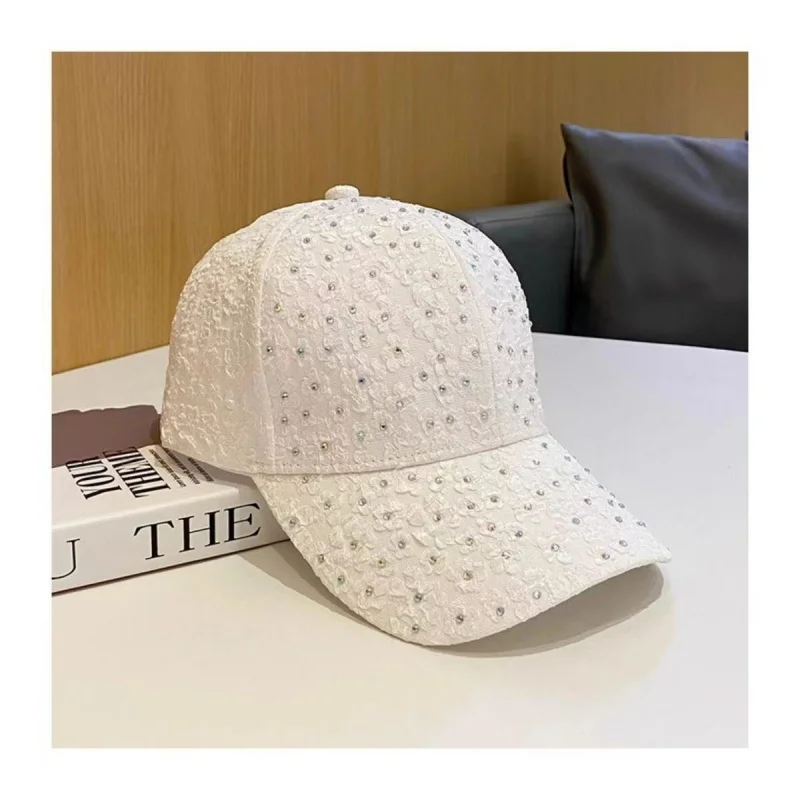 bone-de-beisebol-feminino-com-protecao-solar-para-viagem-ao-ar-livre-com-flor-e-aba-curva-estilo-dad-hat-ajustavel-e-casual