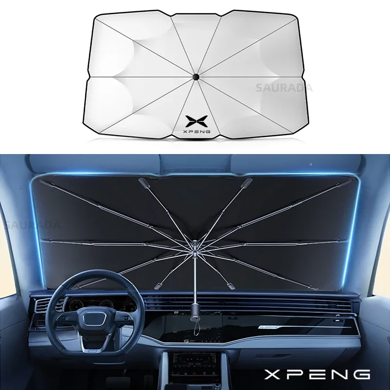 

NEW Car Front Windshield Umbrella, Sunshade, Front Shading, For XPENG P5 P7 G3 G9 N5 F30 H93 BETA X9 2023 2024, Car Accessories