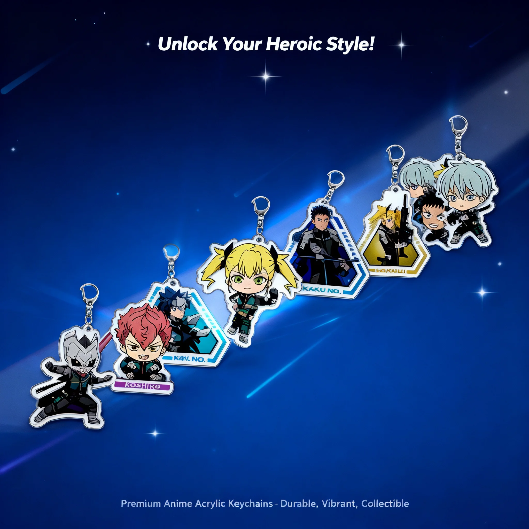 

Monster 8 Acrylic Keychain Anime Figure Pendant Accessory Kafka Hibino Narumi Mina Ashiro Cute Kawaii Character Gift For Fans