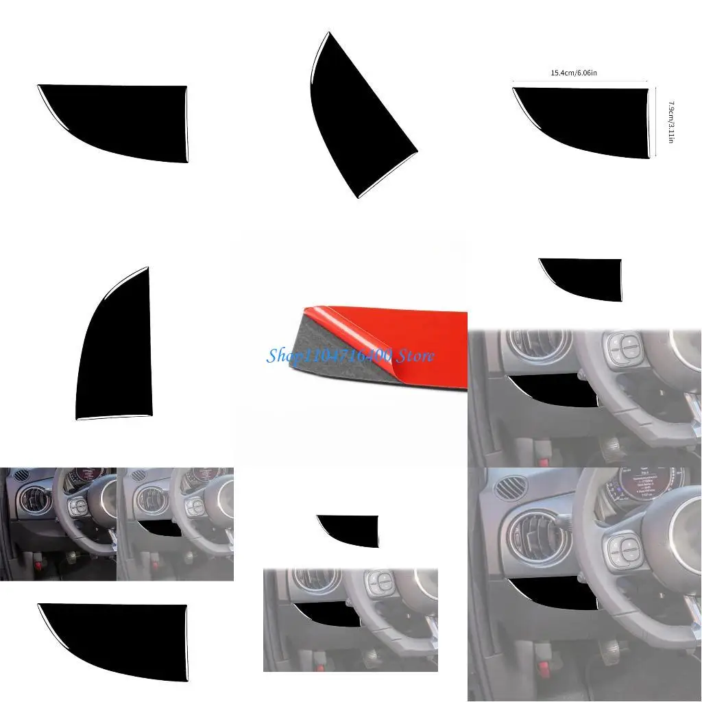 

y1gd Stylish Accessories Car Air Outlet Panel Cover Resin Stickers Car Decorative Accessories Suitable for Car for 500