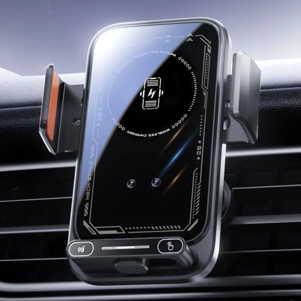 66W Fast Charging Car Phone Charger Wireless Charger Auto Sensing Mobile Phone Holder Charger One Key Release Auto Induction
