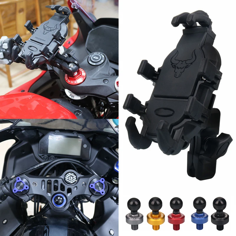 

Motorcycle GPS Navigation Mobile Phone Bracket Front Fork Decorative Cover For YZF-R3 YZF-R25 YZF R3 R25 2015-2023