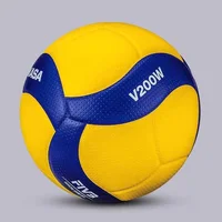 Alta calidad MIKASA competición adiestramiento interior y exterior voleibol tamaño 5 v200 v300w pelotas PU pelota de voleibol sin costuras