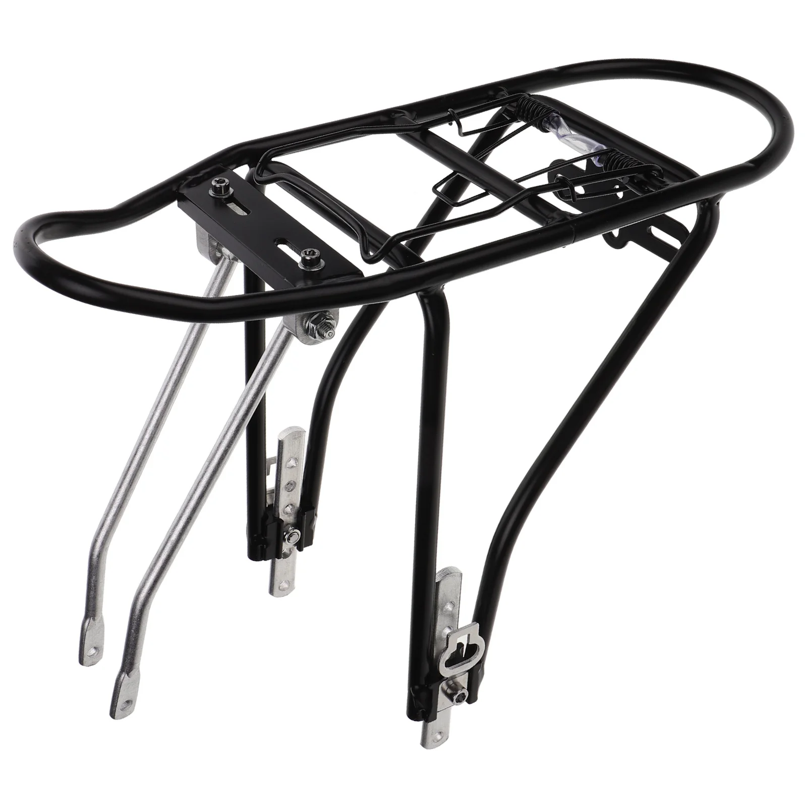 

Aluminum Alloy Bike Rear Rack Lightweight Durable Rear Cargo Rack Travel Luggage Carrier Bicycle Accessories Bike Attachment