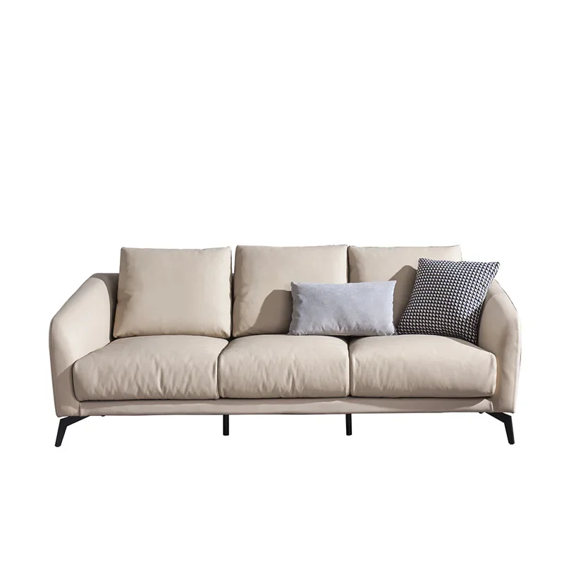 

Итальянский минималистичный художественный диван, кожаный диван, комбинированный диван для вестибюля отеля, виллы, гостиной