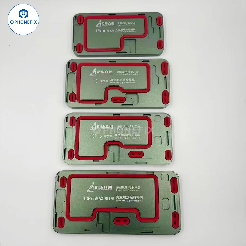 Molde De Degumming De Aquecimento A Vácuo para iPhone 12 a 15 Pro Max, Display LCD, Remoção De Cola, Cola OCA, Removendo O Molde