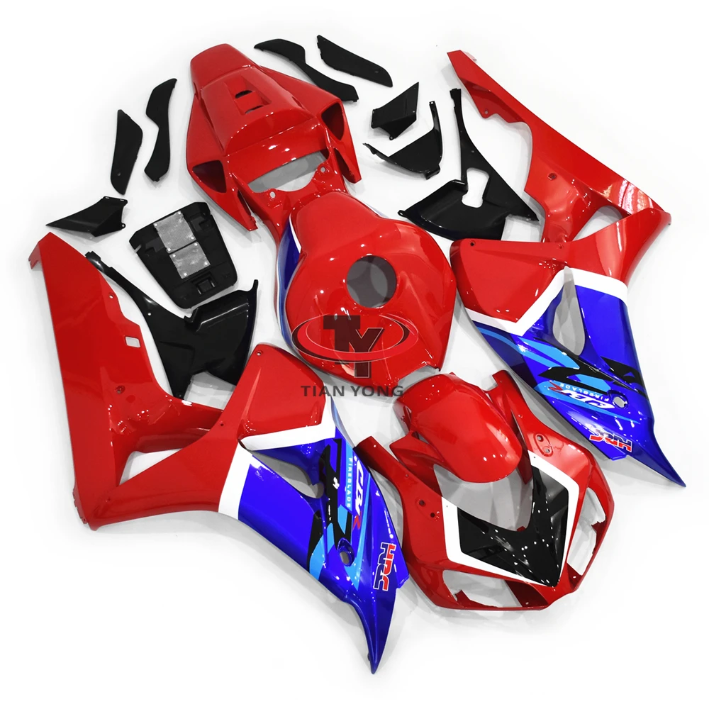 Red Blue White Color Scheme Motorcycle Full Fairing Kit For CBR1000RR 2006 2007 CBR 1000RR 06 07 Injection Bodywork Cowling