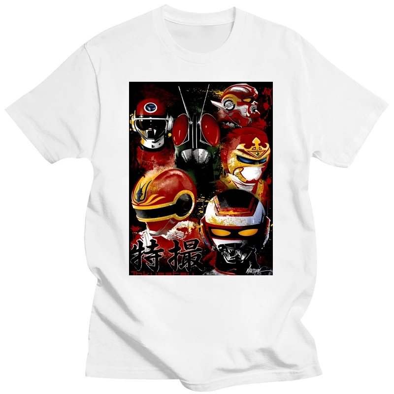 Jaspion T Shirt Tokusatsu Assemble S COLOR T-Shirt Graphic Tee Shirt Cute Short-Sleeve Men Summer Percent Cotton Tshirt