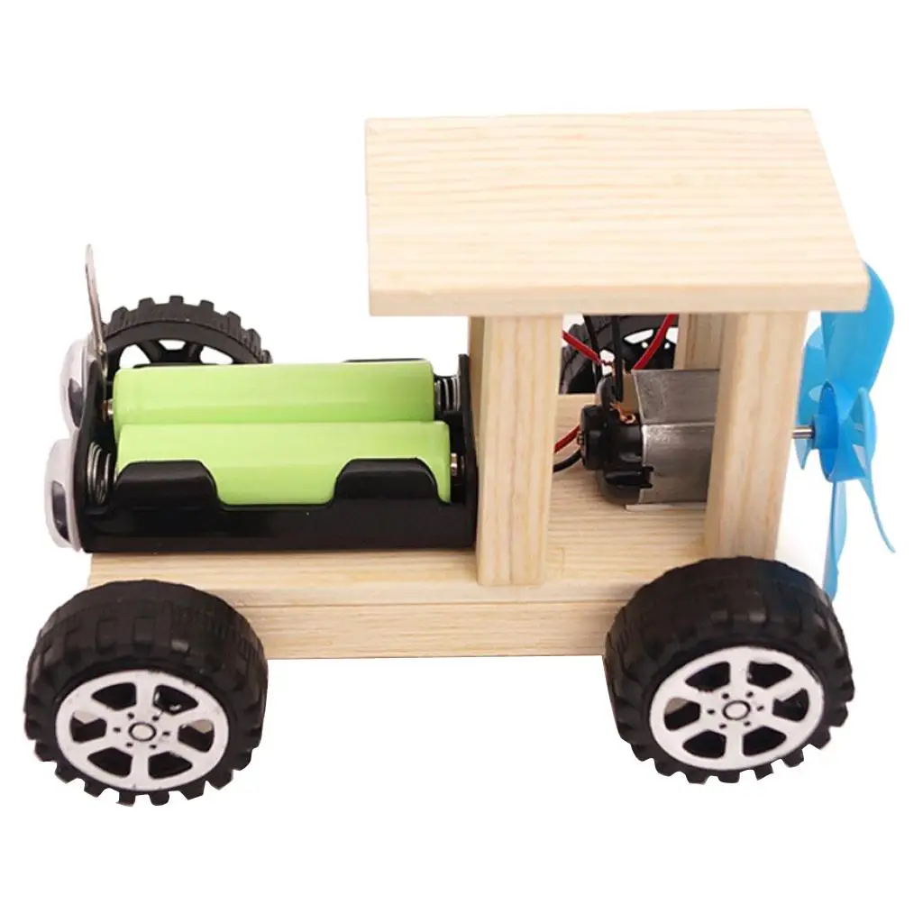 Mini Electric Car Model Assemble Toy DIY Car Kit Children