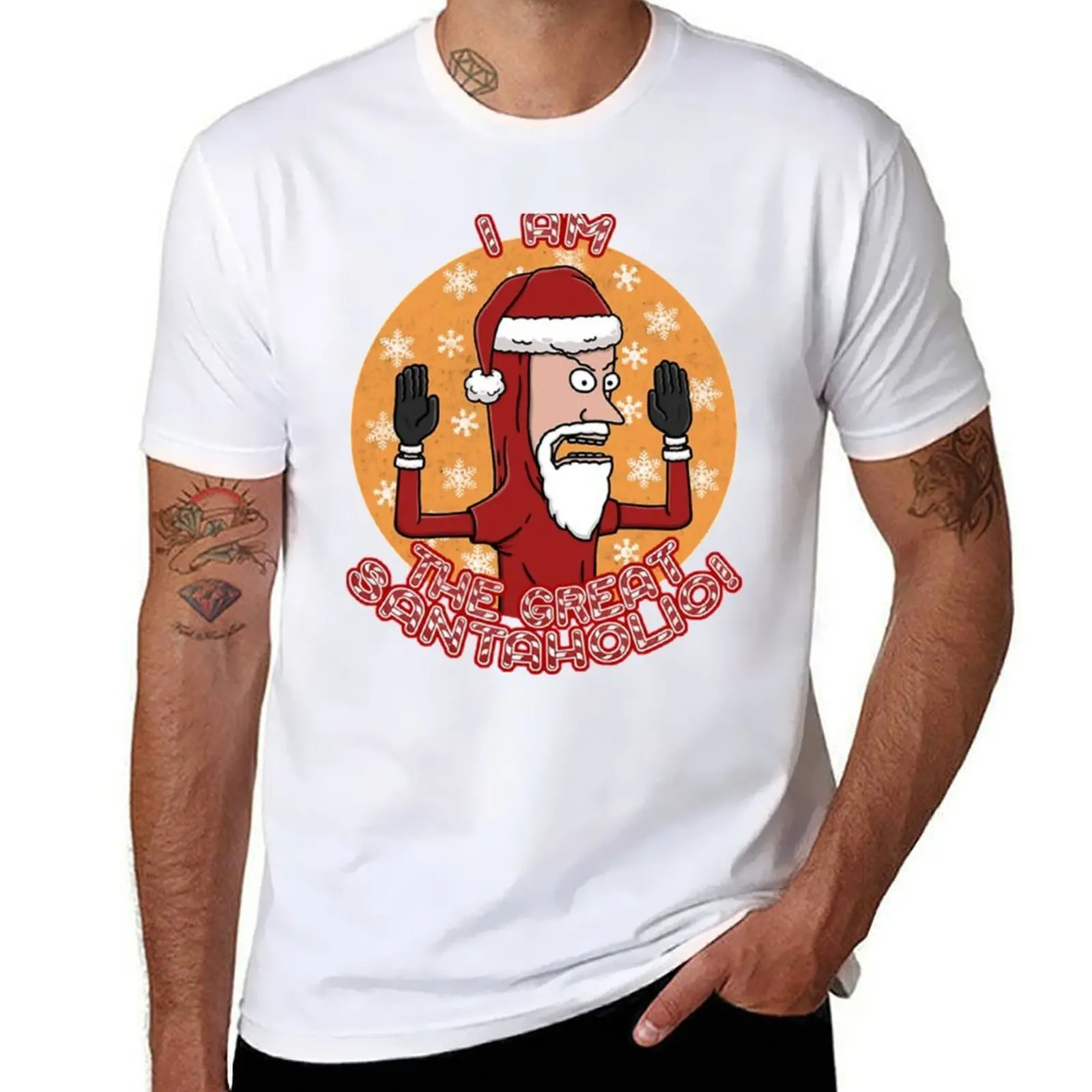 

I AM THE GREAT SANTAHOLIO Beavi.And Buttheads - T-Shirt t shirt for man 100 percent cotton t shirt man luxury T-Shirt