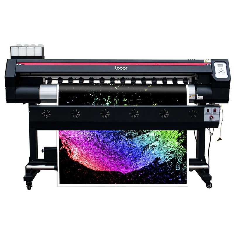 

High Productivity Flex Solvent Printer 5Feet Roll Paper Printer Wallpaper Plotter for Cloth Bedsheet Bag Ribbon Cup Plate Ect
