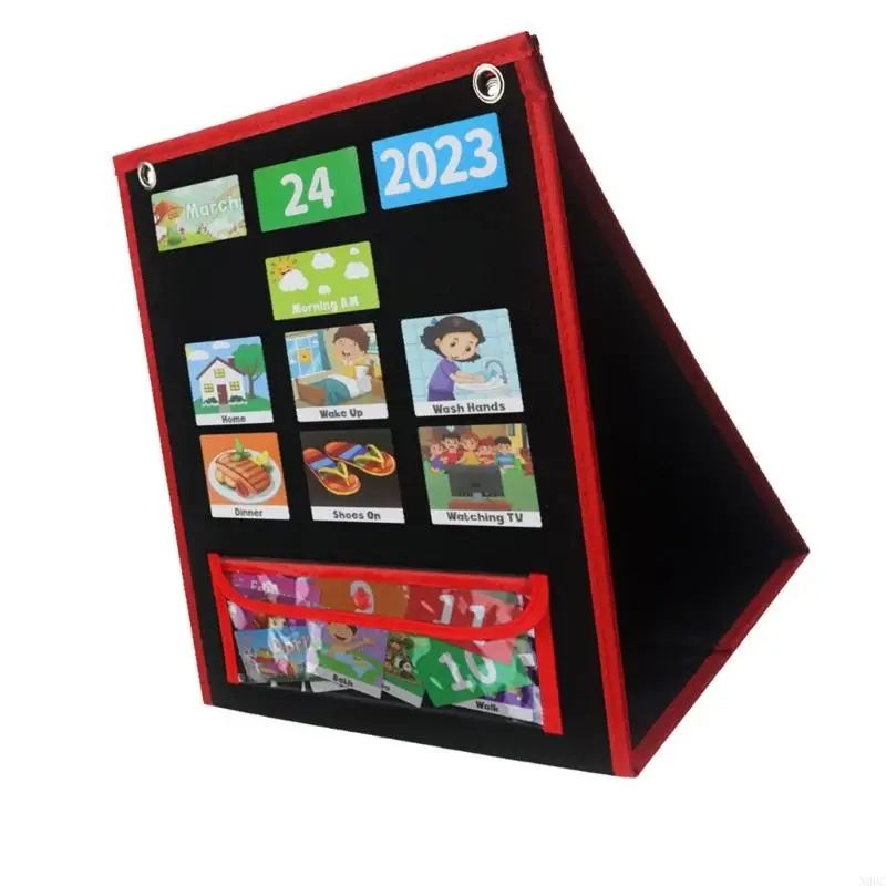 

Daily Schedule Pocket Charts Daily Routine Pocket Chart with 63 Activity Cards N0HC