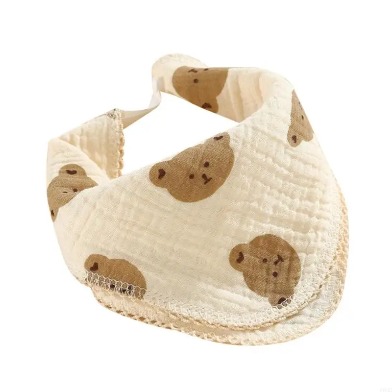 C63C Baby Bandana Dribble Bibs, Soft Baby Teething Bibs, Baby Drooling Bibs for Drooling and Teething with Adjustable Snaps