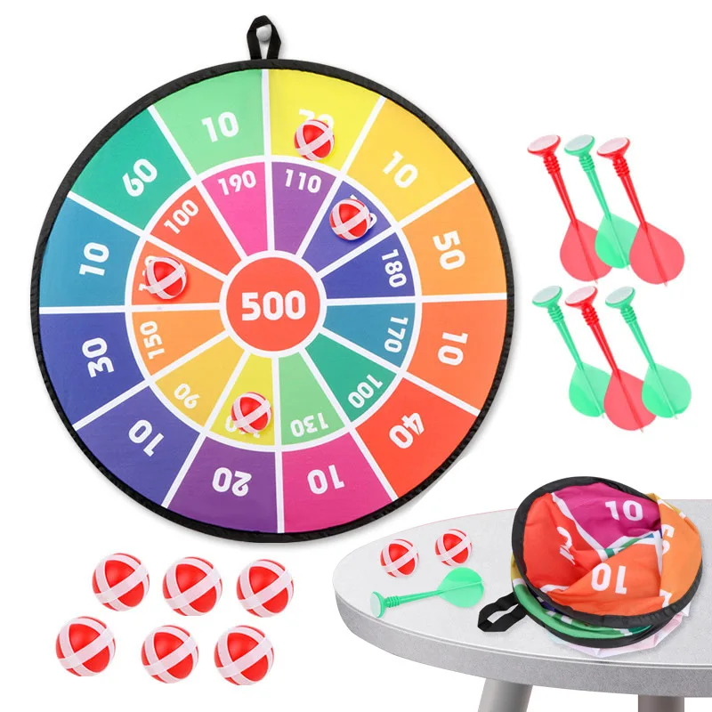 Kinderen, kleverige ballen, dartbordsets, kleverige doelballen, doek, decompressie dartborden, ouder-kind spellen, kinderspeelgoed