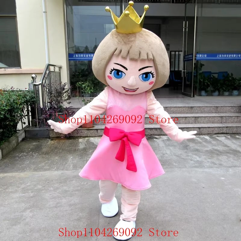 

Lovely Princess Mascot Costumes For Birthday Party Cartoon Cute Girls Cosplay Costumes Character Maskote Anime Carnival Dresses