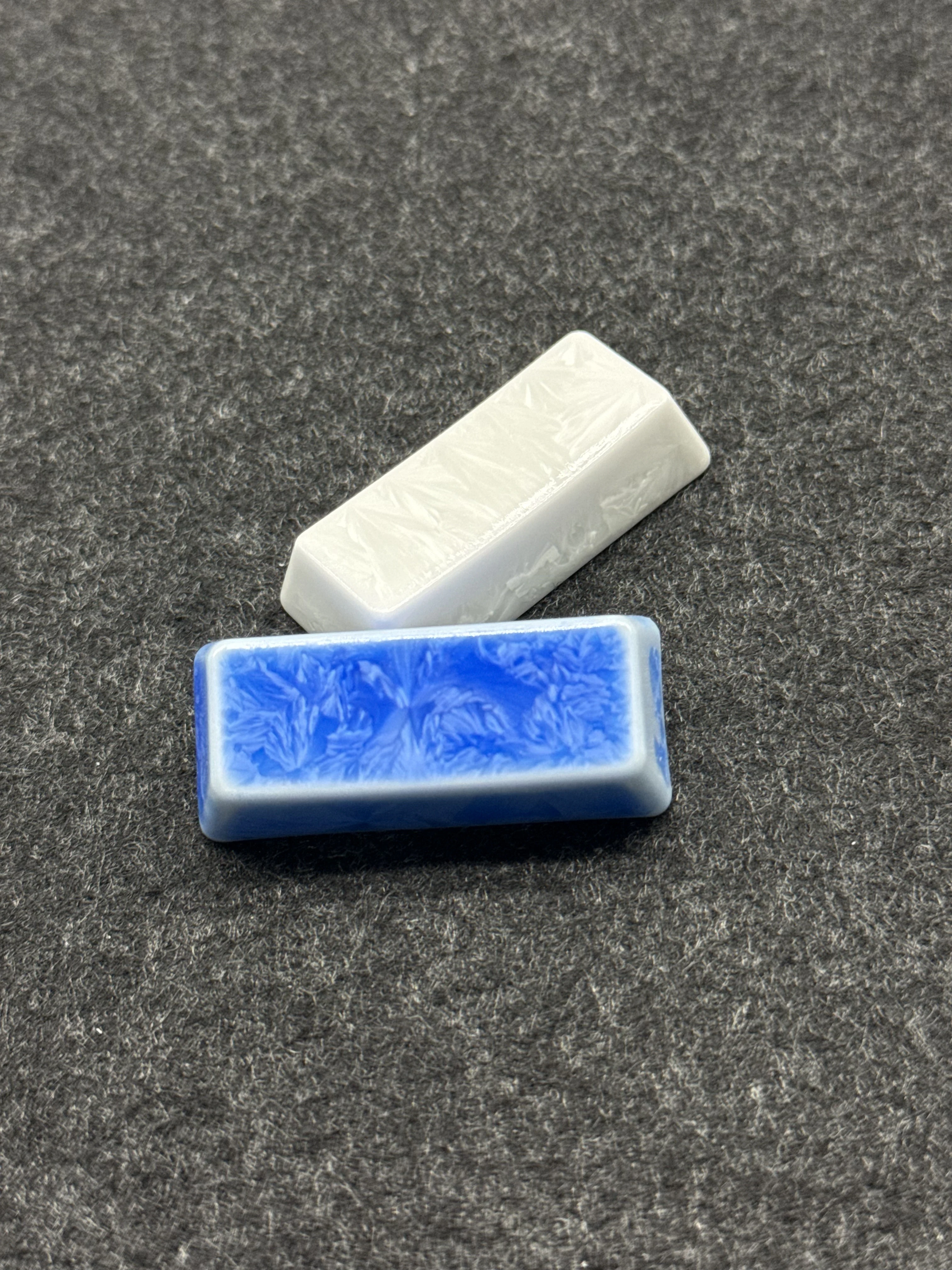 Ice Cerakeycaps Ceramic Enter Keycap, Smooth Glazed Finish, Uniform Shine-Through, OEM Profile for Mechanical Keyboards