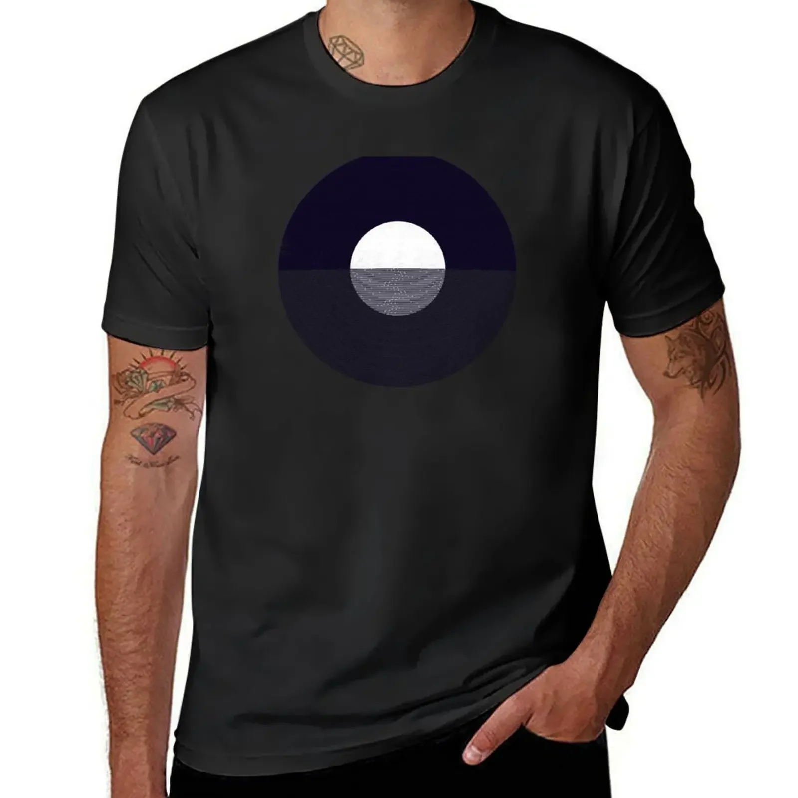 

Abstract Geometric Sunset Art - Modern Abstract Geometric Art T-Shirt vintage customizeds t shirts for men cotton