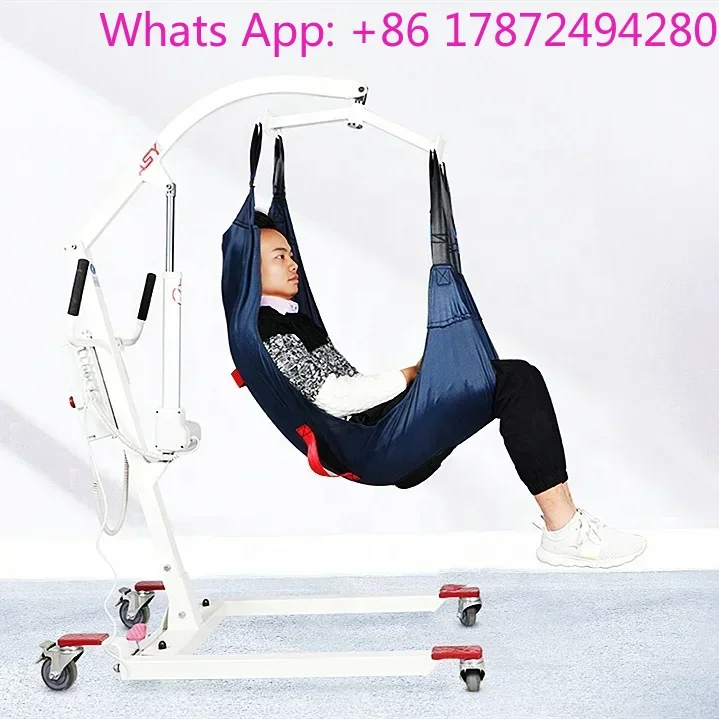 With Sling Carrier Hoist Lifting Patient Lifter Chair Transfer Lift Nursing Equipment For Disabled Elderly