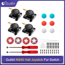 Gulikit NS40 홀 조이콘 스틱 캡 게임패드 액세서리, 조이콘 수리 교체, OLED 닌텐도 Swith NS Lite