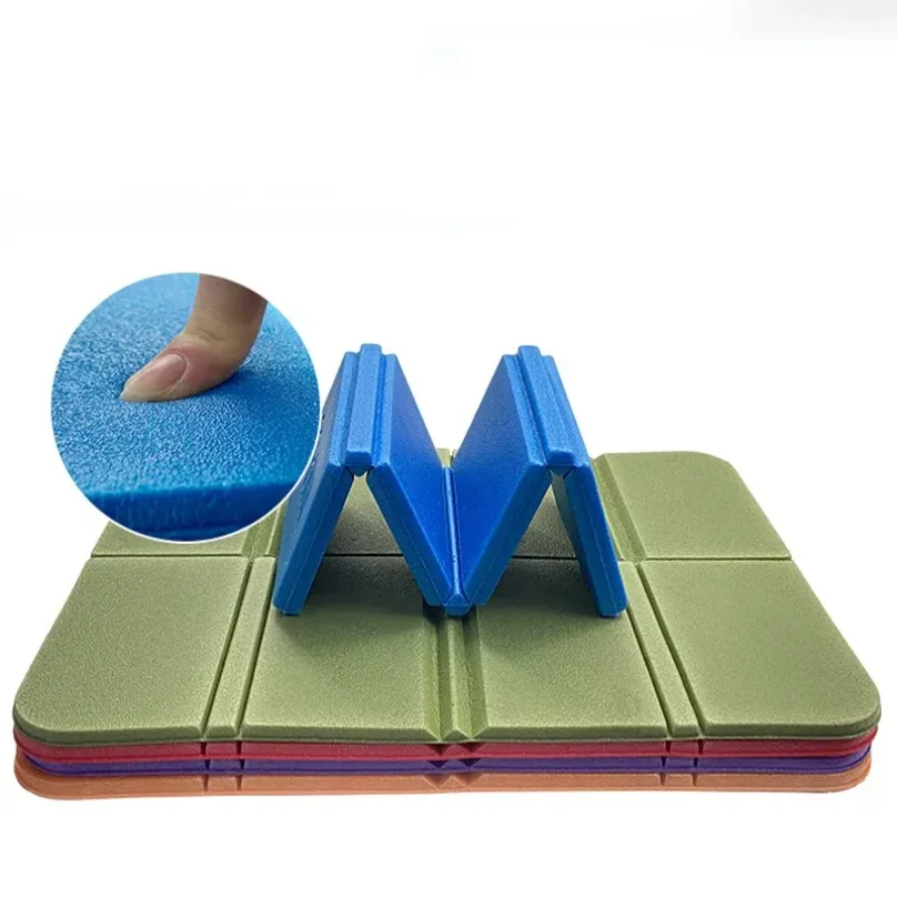 2PCS Foam XPE Folding Cushion Beach Camping Portable Moisture Proof Mats Outdoor Portable Waterproof Small Picnic Pad 6 Colors
