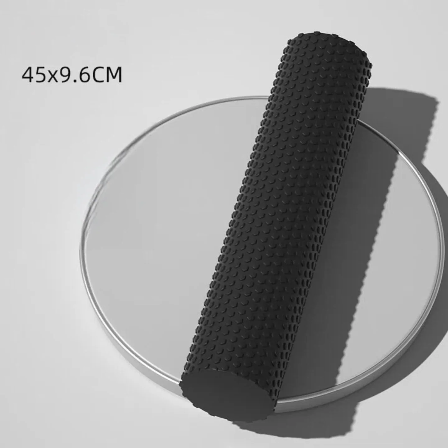 Yoga Roller Round EVA Foam Cylinder Hexagonal Roller for Pilates Exercise Enhanced Home Workouts Diameter 9.6cm Length 45cm