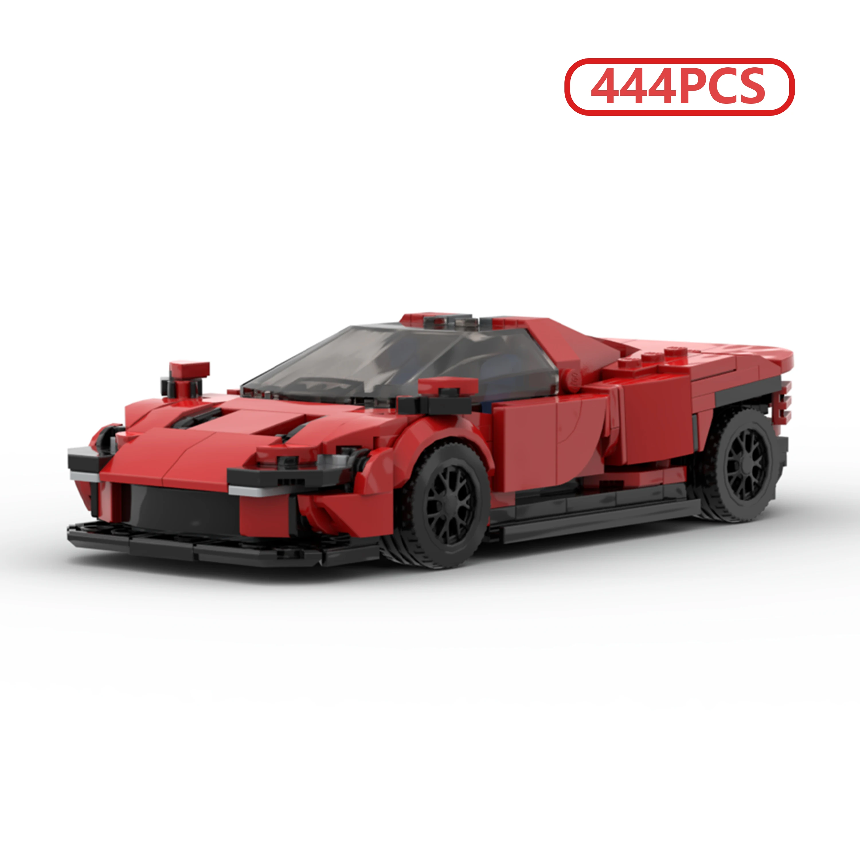 

MOC SP3 Daytona Supercar Building Blocks 8-Stud Speed Series Hypercar Assembly Model for Adults Collectors