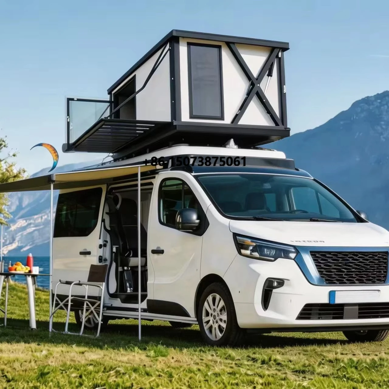 Big Size Internal 2m Length Van Rooftop Tent for Your Campervan