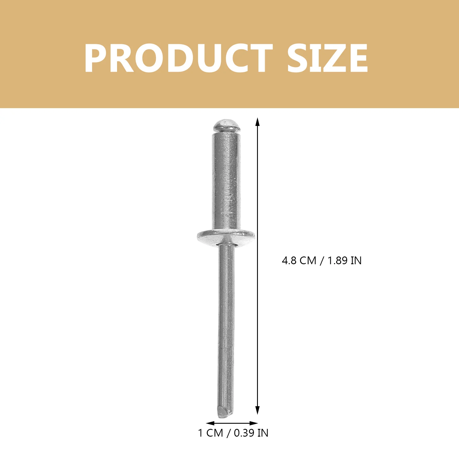 1 scatola di assortimento di rivetti in alluminio Kit di assortimento di rivetti pop durevoli Elementi di fissaggio per rivetti ciechi leggeri per lamiera di metallo