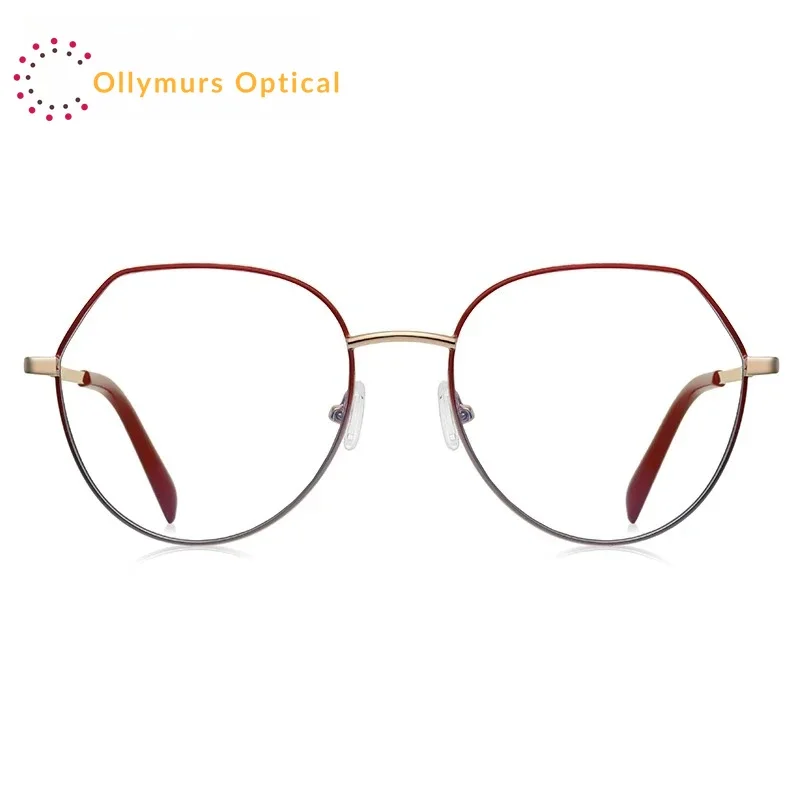 

XUKA Glasses Customizable Prescription Personalized Geometric Anti-Blue Light PFD3092 Polygonal Simple Design Women's