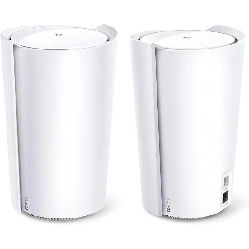 AX6600 Deco Tri-Band WiFi 6  Covers up to 6000 Sq.Ft, Replaces Routers and Extenders, AI-Driven and Smart Antennas, 2-Pack