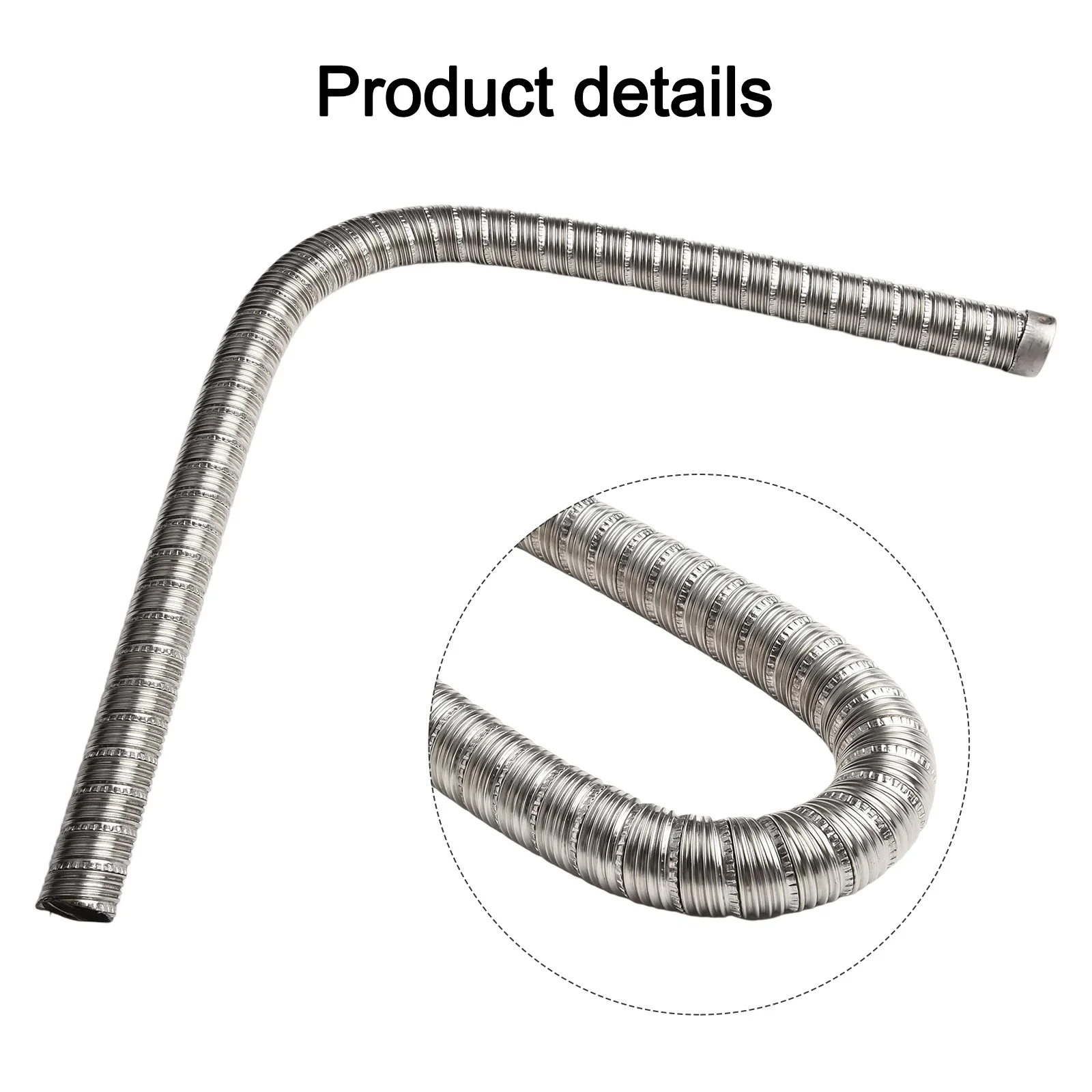 Sleek and Functional This Heavy Duty Stainless Steel Diesel Heater Exhaust Tube Measures an Impressive 60 cm Long