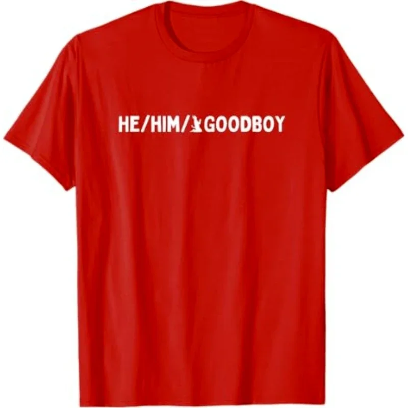 Men's Women HE/HIM/GOODBOY T Shirt Tee Summer Streetwear Casual Gen Z Alpha Brain Rot Humor Novelty Tops
