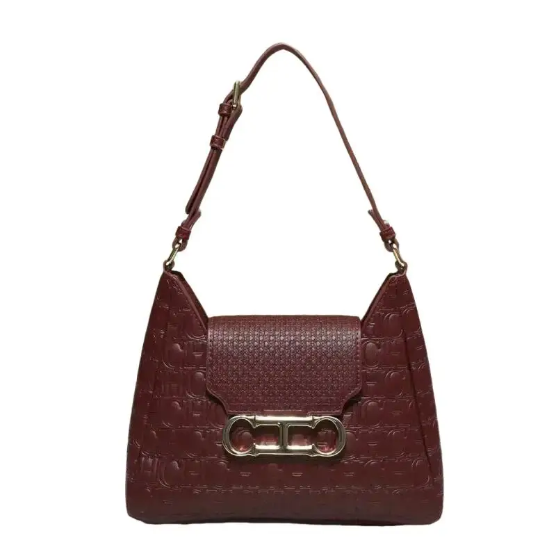 العلامة التجارية الفاخرة الأجهزة مشبك حقيبة يد السيدات حقيبة الهاتف الخليوي قابل للتعديل تنقش رسالة حقيبة كتف السيدات الموضة #4