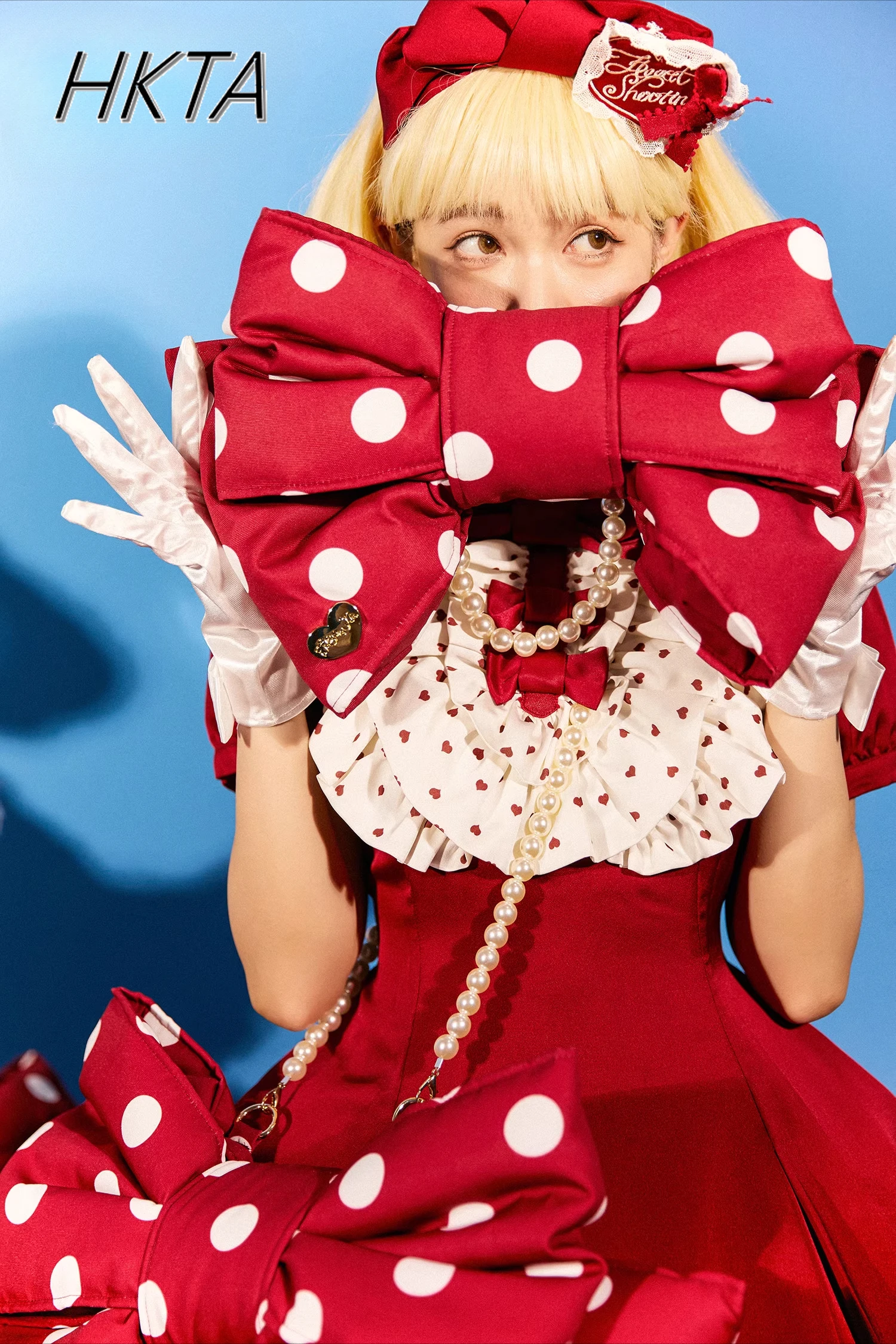 

Lolita Bag Kawaii Sweet Big Bow Backpack Women Cute Polka Dot Leopard Print Bags Cos Japanese Two-dimensional Bag for Girls